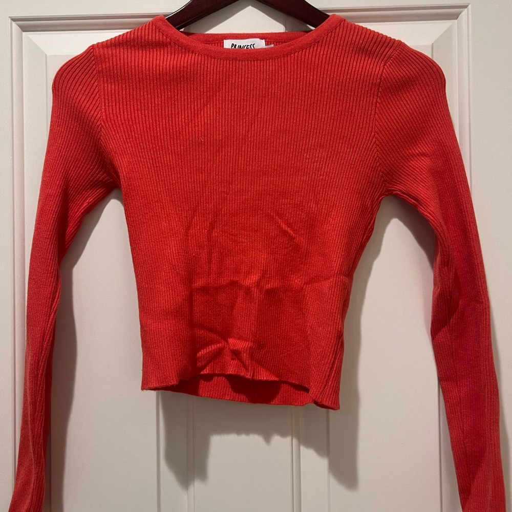 Princess Polly Cropped Knit Top